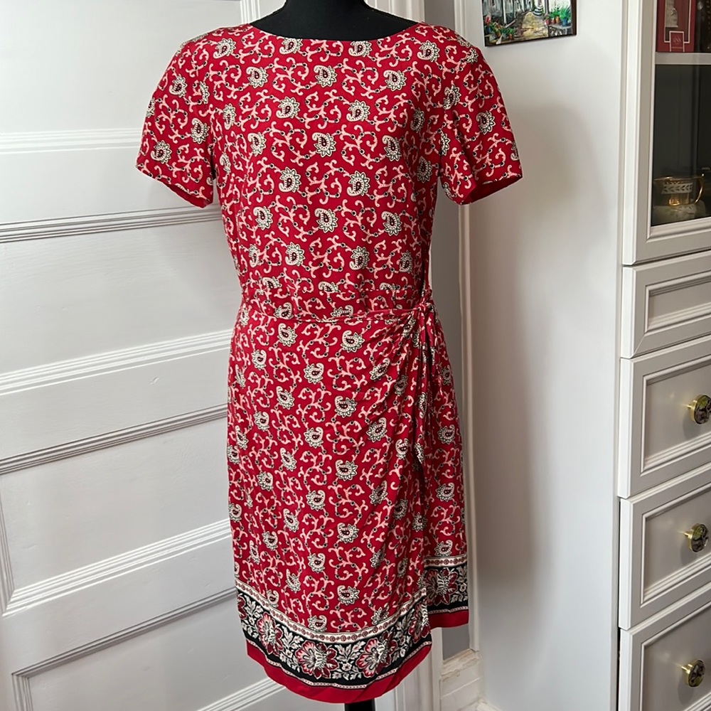 COLDWATER‎ CREEK WOMENS SILK DRESS SIZE 10P